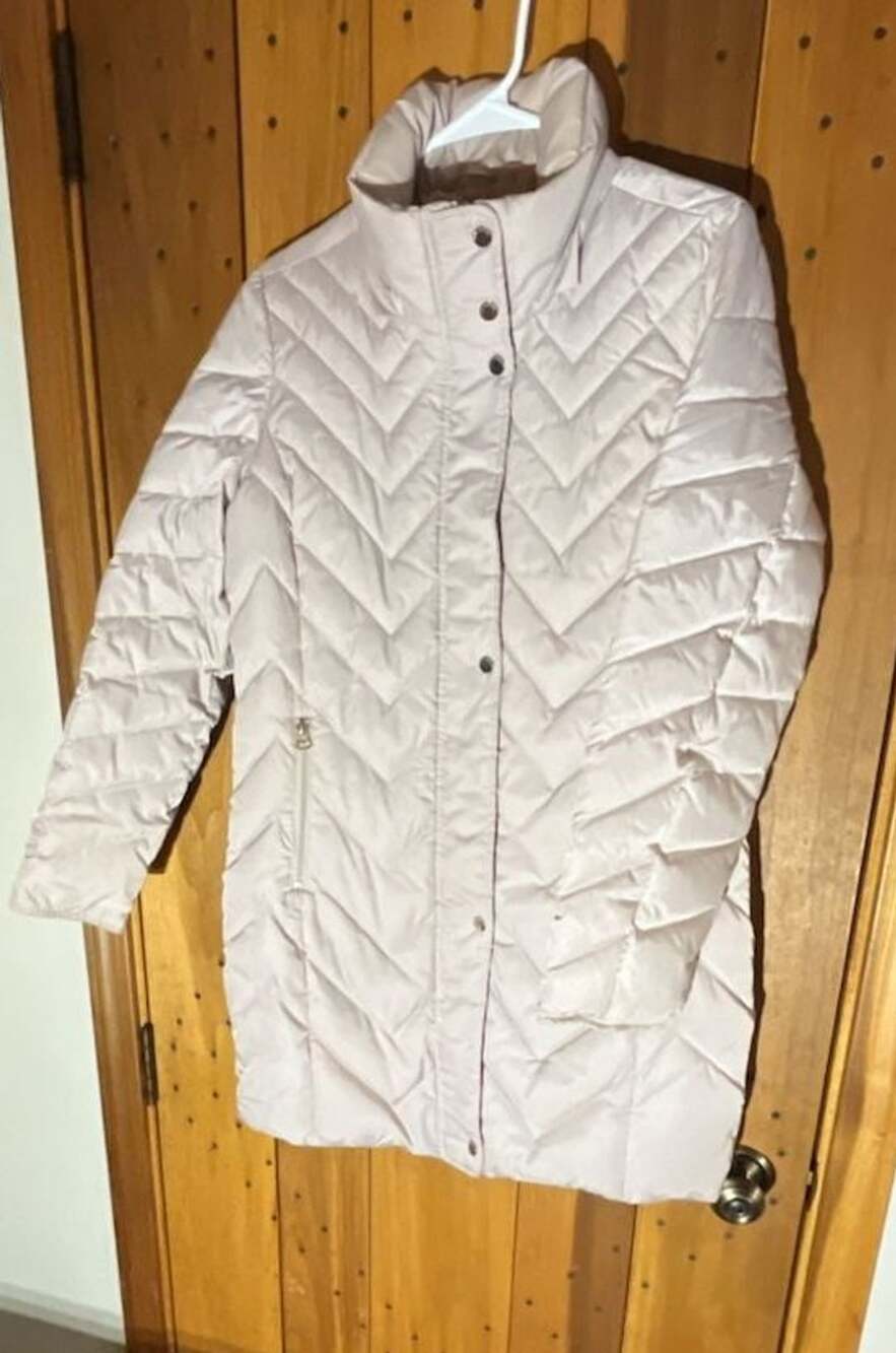 Marc New York Andrew Marc Women's Chevron Quilted Puffer Coat Size M
